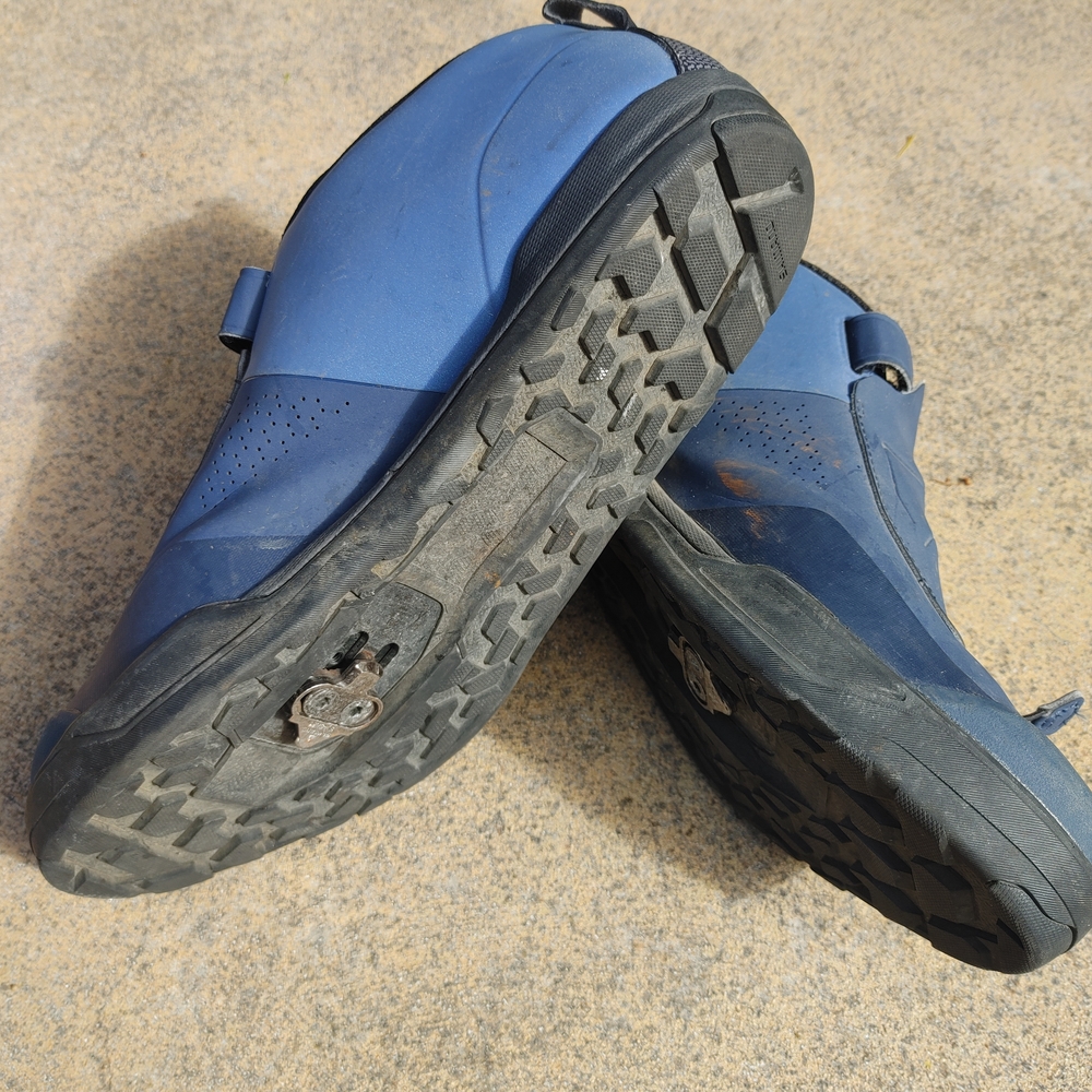 Men's Navy Cycling Shoes - Unbranded - Picture 3 of 4
